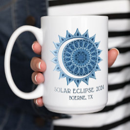 カスタム2024年日食 コーヒーマグカップ
