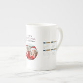 カスタム2025カレンダー ボーンチャイナマグカップ (正面右)