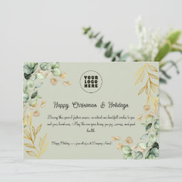 カスタム2025企業の年クリスマス・グリーティング・カード シーズンカード