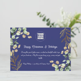 カスタム2025企業の年クリスマス・グリーティング・カード シーズンカード