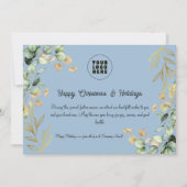 カスタム2025企業の年クリスマス・グリーティング・カード シーズンカード (正面)