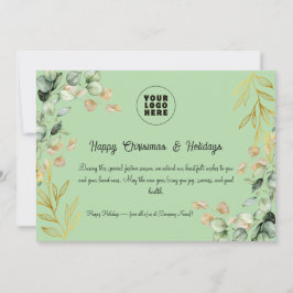 カスタム2025企業の年クリスマス・グリーティング・カード シーズンカード