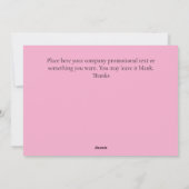 カスタム2025企業の年クリスマス・グリーティング・カード シーズンカード (裏面)