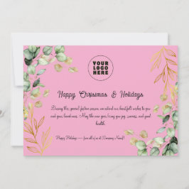 カスタム2025企業の年クリスマス・グリーティング・カード シーズンカード