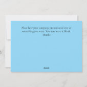 カスタム2025企業の年クリスマス・グリーティング・カード シーズンカード (裏面)