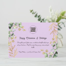 カスタム2025企業の年クリスマス・グリーティング・カード シーズンカード