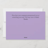 カスタム2025企業の年クリスマス・グリーティング・カード シーズンカード (裏面)