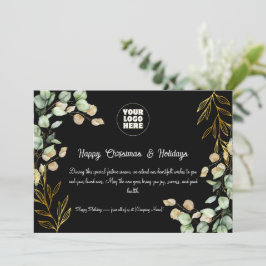 カスタム2025企業の年クリスマス・グリーティング・カード シーズンカード