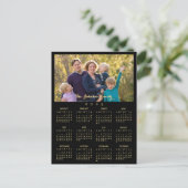 カスタム2025年フォトカレンダー新年 シーズンポストカード (スタンド正面)