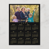 カスタム2025年フォトカレンダー新年 シーズンポストカード (正面)
