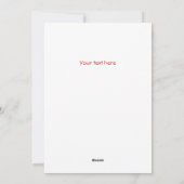 カスタム2025年メリー家族フォトコラージュ シーズンカード (裏面)