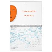 カスタム2025年新年引用文おもしろいジョーク机の壁 カレンダー (3月 2027)