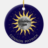 カスタム2025 Eclipseメ太陽のモリ セラミックオーナメント (裏面)