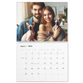 カスタム2025 Sphynx Catsカレンダー家族の写真CYO カレンダー (3月 2026)