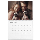 カスタム2025 Sphynx Catsカレンダー家族の写真CYO カレンダー (2月 2026)