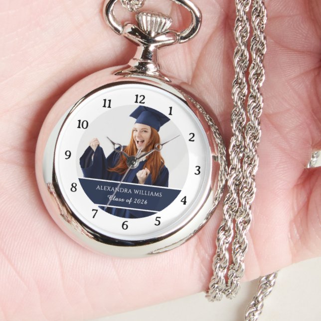 カスタム2026写真名卒業ネックレスシルバー 腕時計 (クリエイターアップロード済み)
