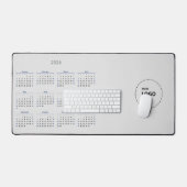 カスタム2026年カレンダー デスクマット (キーボード&マウス)