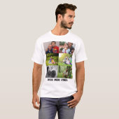 カスタム2026年ヴィベス6枚フォトコラージュ Tシャツ (正面フル)