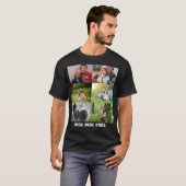 カスタム2026年ヴィベス6枚フォトコラージュ Tシャツ (正面フル)