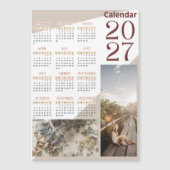 カスタム2027年 写真入り壁掛けカレンダー (正面)