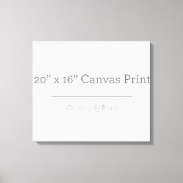 カスタム20 X 16キャンバス キャンバスプリント