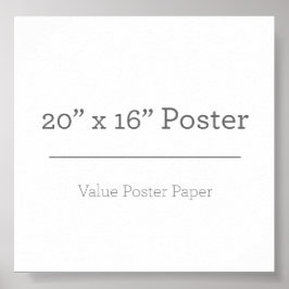 カスタム20 x 16ポスター ポスター