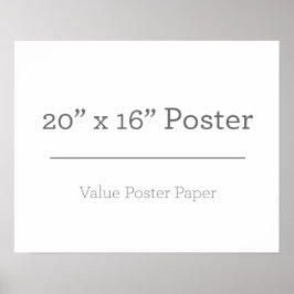カスタム20 x 16ポスター ポスター