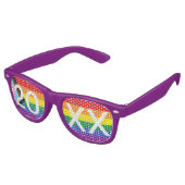 カスタム20XX進捗プライド紫 レトロサングラス (アングル)