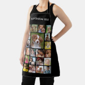 カスタム21-Photo Gridブラックエプロン名 エプロン (インサイチュ)