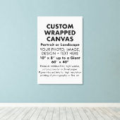 カスタム24インチx 36インチプレミアムキャンバスプリント空白の キャンバスプリント (インサイチュ (ウッドフロア))