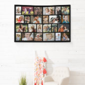 カスタム24フォトコラージュパーティー 横断幕 (インサイチュ)