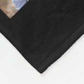 カスタム25フォトコラージブラックインスタグラム フリースブランケット (角)