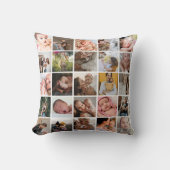 カスタム25フォトコラージュ クッション (正面)