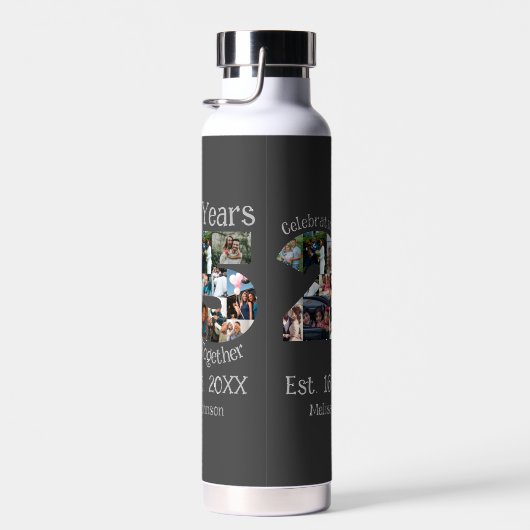カスタム25周年記念結婚写真集 ウォーターボトル (右面)
