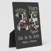 カスタム25周年記念結婚写真集 フォトプラーク (側面)