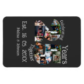 カスタム25周年記念結婚写真集 マグネット (横)