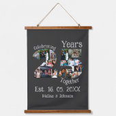 カスタム25周年記念結婚写真集 吊り下げ型タペストリー (正面)