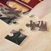 カスタム252ピースウィンターワンダーランドホリデーおもしろい ジグソーパズル (側面)