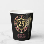 カスタム25th誕生日ベガススタイル 紙コップ (正面)