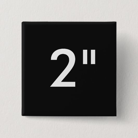 カスタム2"インチ正方形ボタンのブランクのテンプレート 缶バッジ (正面)