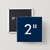 カスタム2"インチ正方形ボタンのブランクのテンプレート 缶バッジ (正面&裏面)