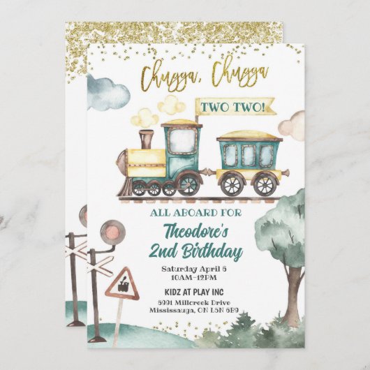 カスタム2 招待状 (正面/裏面)