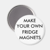 カスタム2.25円パーソナライズされた冷蔵庫磁石 マグネット (正面/裏面)