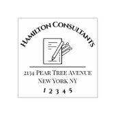 カスタム2.5インチx 2.5インチゴムスタンプ ラバースタンプ (インプリント)