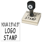 カスタム2.5インチx 2.5インチロゴスタンパゴムスタンプ ラバースタンプ (押印)