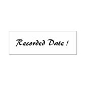 カスタム2.65インチx 0.9インチスタンプ用ゴム印 セルフインキングスタンプ (デザイン)