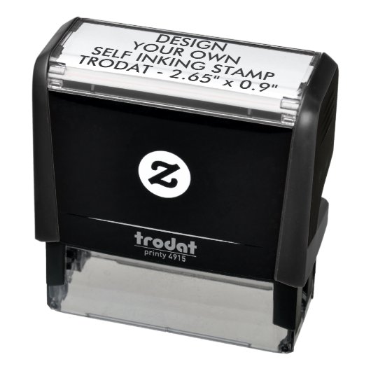 カスタム2.65インチx 0.9インチTrodat 4915 Self-Inking Stamp セルフインキングスタンプ (商品)