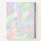 カスタム2-Photoコラージュとスクリプモダント名 ノートブック (裏面)