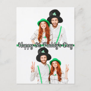 カスタム2-photos St Patrick's Day Shamrock Irish ポストカード
