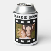 カスタム2 x Photo Film Reel 21世誕生日 缶クーラー (缶裏面)